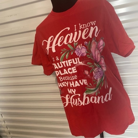 Fruit Of The Loom T-Shirt Red Women’s Size M - Picture 5 of 10